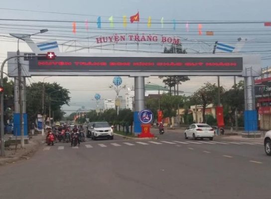 Huyện Trảng Bom đạt 52/63 tiêu chí đô thị loại IV