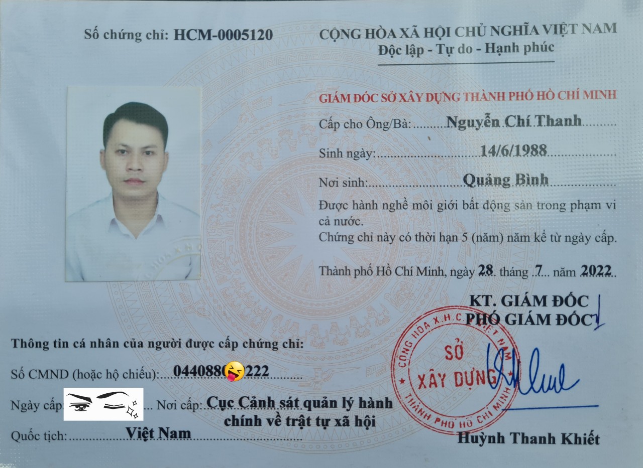 Chứng chỉ hành nghề môi giới bất động sản: Chìa khóa cho sự minh bạch và chuyên nghiệp